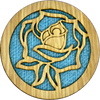 English Rose Round Coaster | LCR426