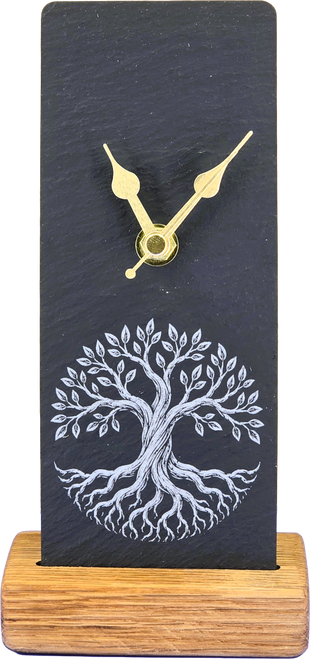Tree of Life Slate Mantel Clock | SOC103