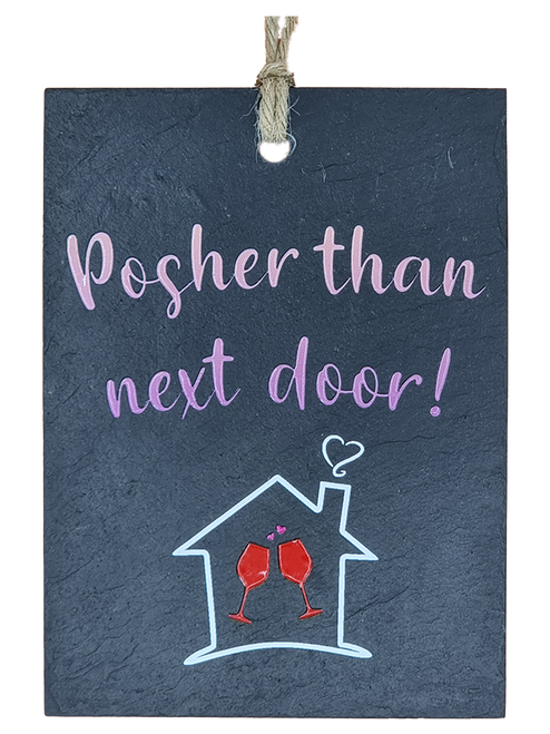 Posher Than Next Door Slate Hanger | SOH5