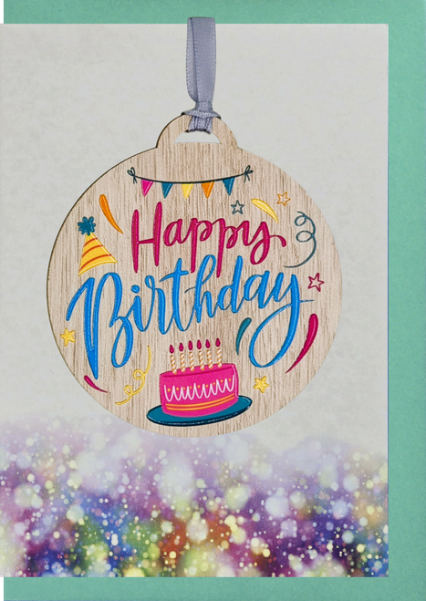 Happy Birthday Card with Gift | AB01 (5 Pack)