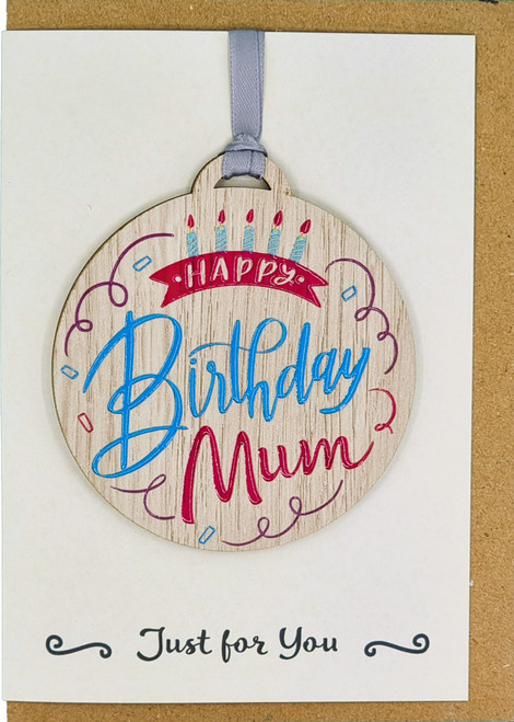 Mum Happy Birthday Card with Gift | AB02 (5 Pack)