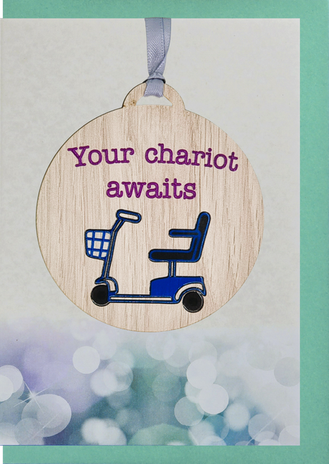 Your Chariot Awaits Card with Gift | AF08 (5 Pack)