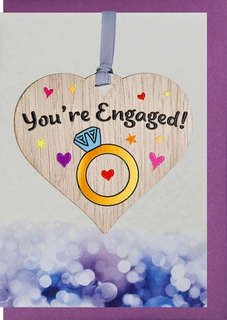 You're Engaged! Card with Gift | AW07 (5 Pack)