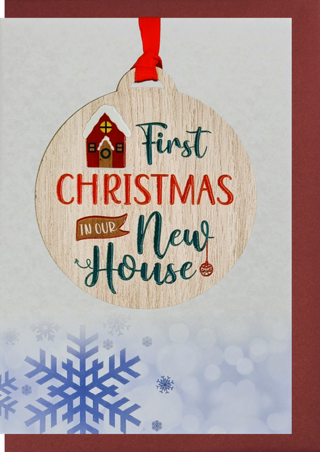 New House Christmas Card with Gift | AX10 (5 Pack)