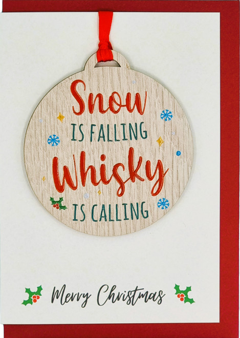 Snow Is Falling Card with Gift | AX17 (5 Pack)