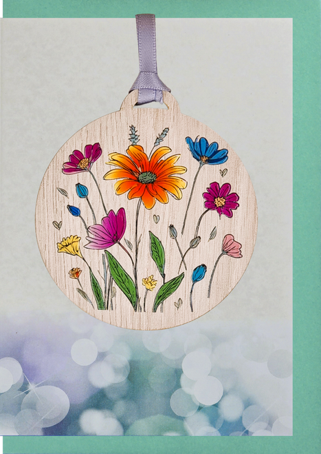 Wildflowers Card with Gift | AA04 (5 Pack)