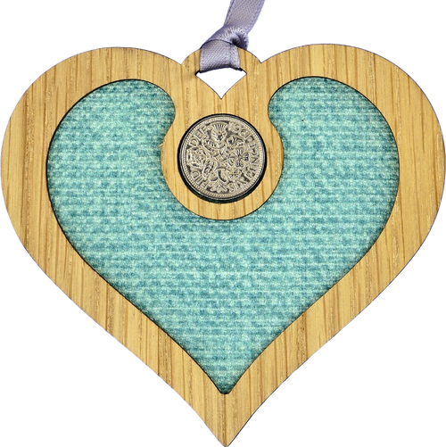 Heart Lucky Sixpence | LS13M