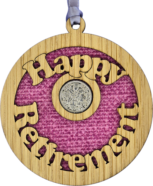 Happy Retirement Lucky Sixpence | LS69M