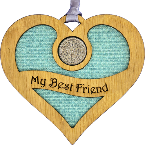 My Best Friend - Heart Lucky Sixpence | LS79M