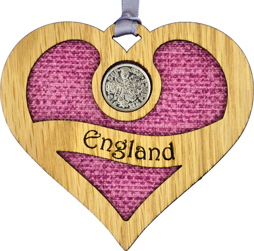 England Heart - Lucky Sixpence | LS401M