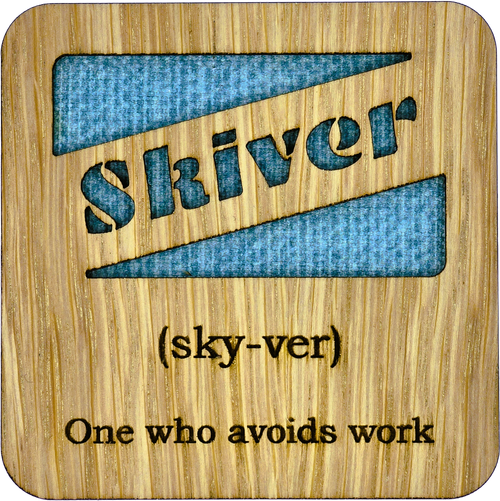 Skiver Square Coaster | LCR404