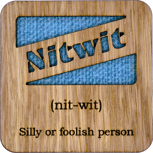 Nitwit Square Coaster | LCR407