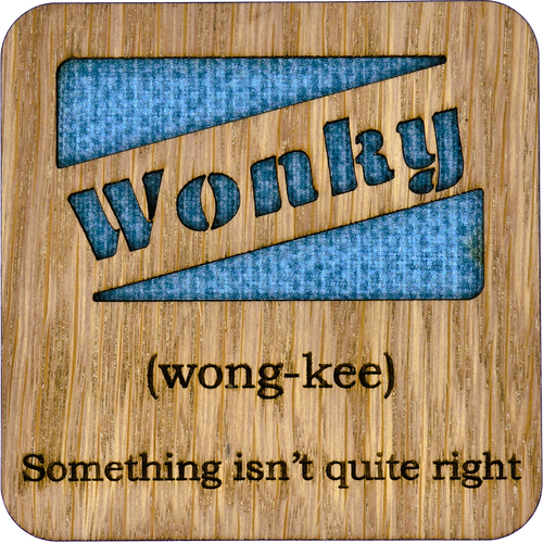 Wonky Square Coaster | LCR408