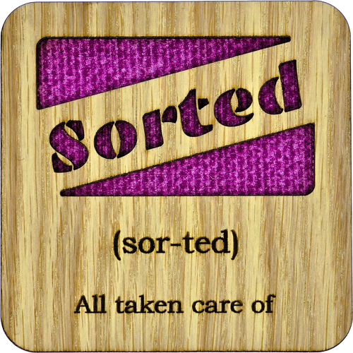 Sorted Square Coaster | LCR410