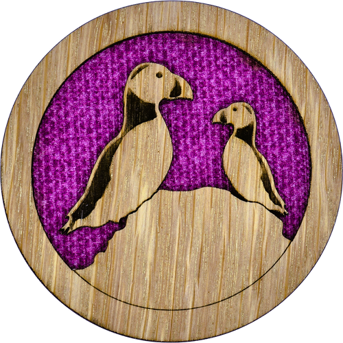 Puffin Round Coaster | LCR414