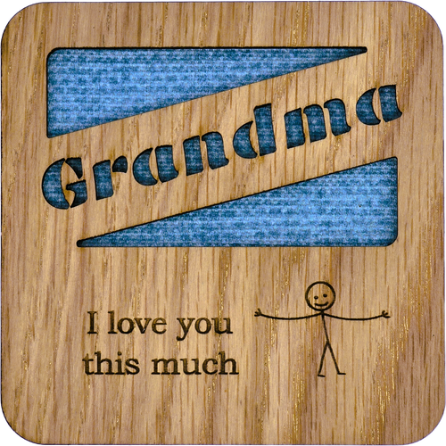 Love You This Much Square Coaster | LCR431