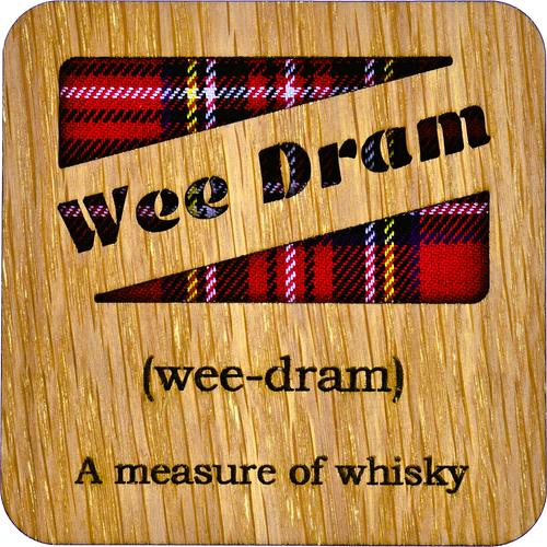 Wee Dram Square Coaster | LCR76