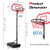 Height Adjustable Basketball Hoop with 2 Nets and Fillable Base