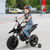 Aprilia Licensed Kids Ride On Motorcycle with 2 Training Wheels-Navy - Color: Navy