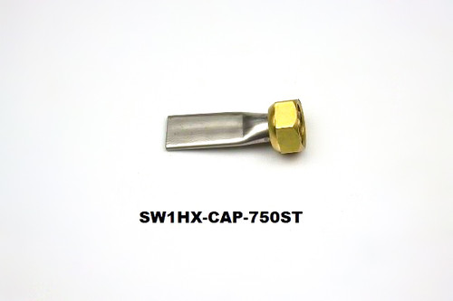 SW1 .750" x .050" Flat Nozzle with HEX Cap