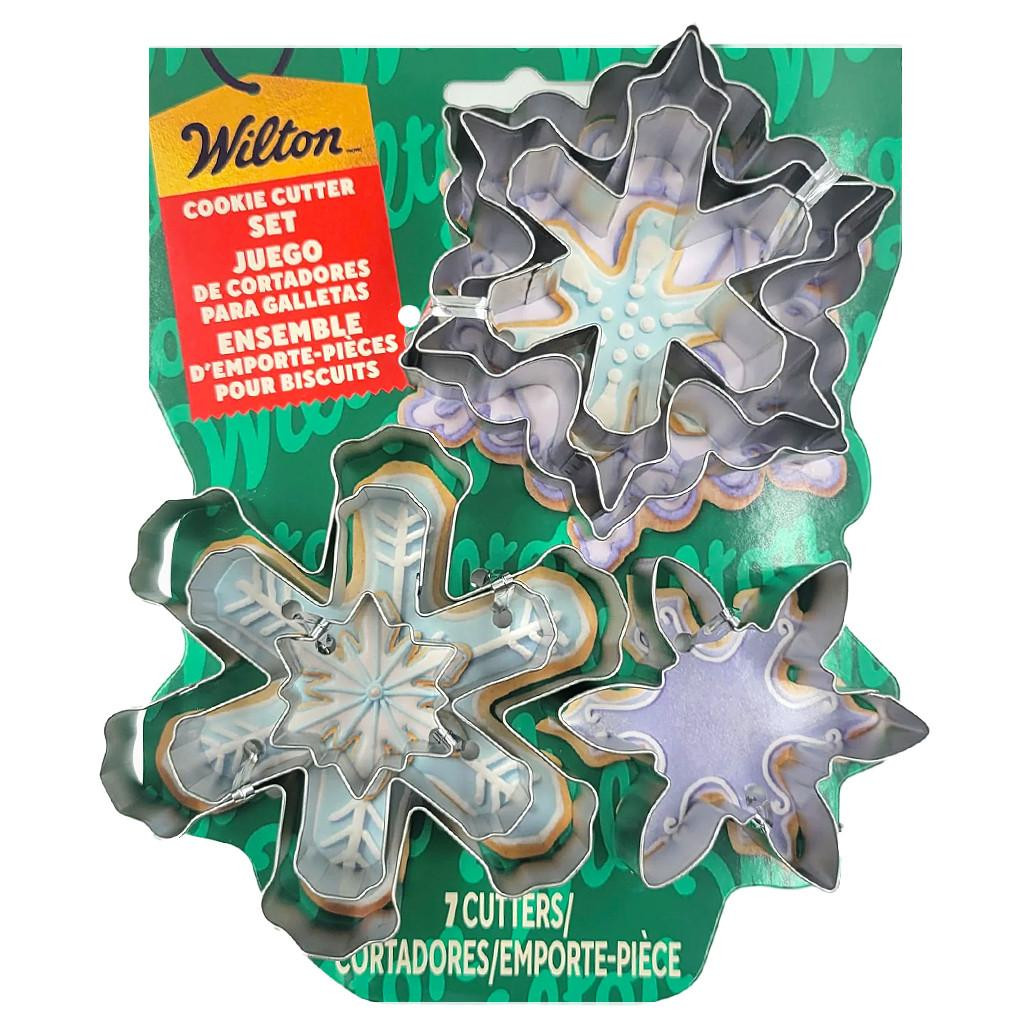 Snowflake Cookie Cutter Set - 7 Piece - The Gourmet Warehouse