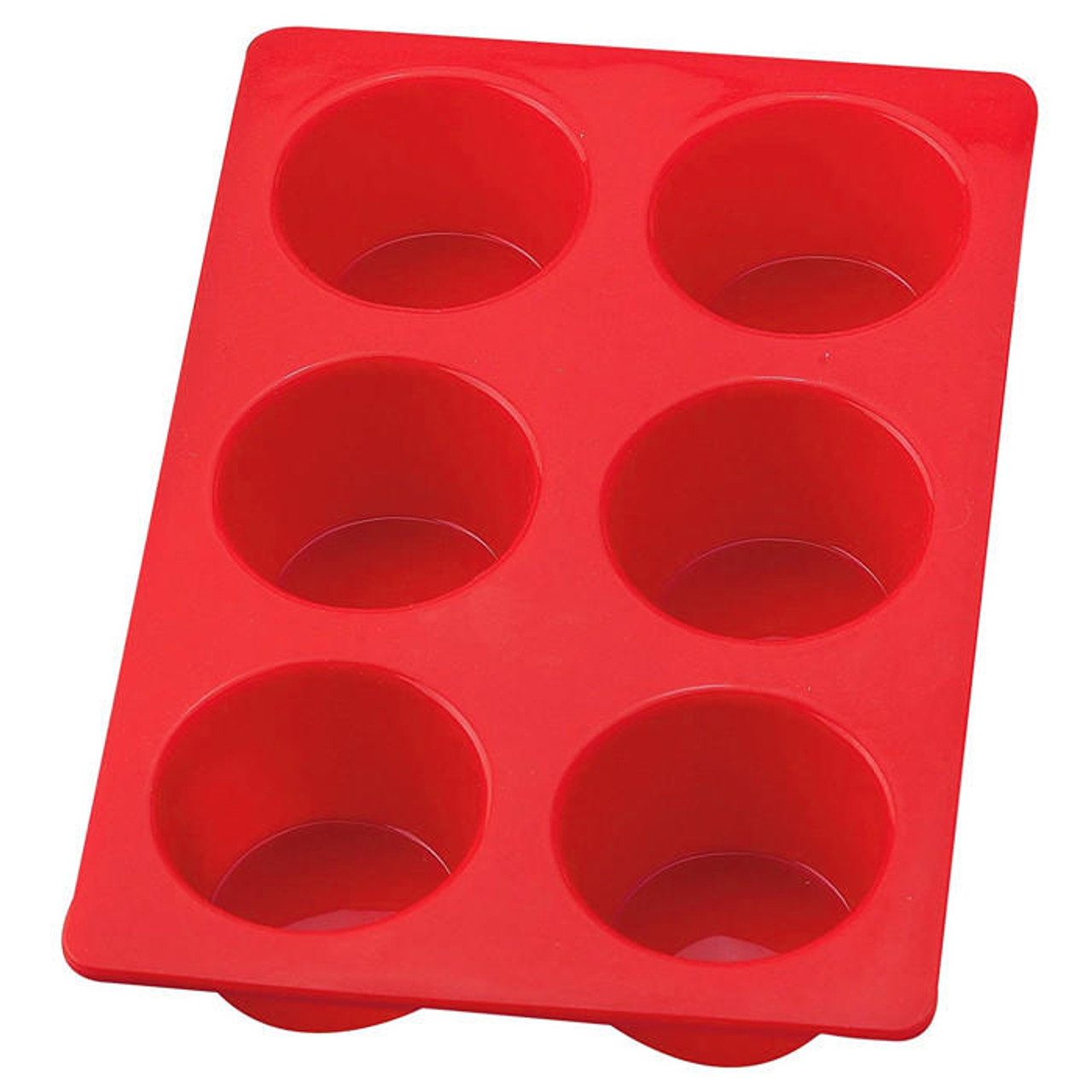 Trudeau Structure Silicone Pro Jumbo Muffin Pan, 6 Cavity