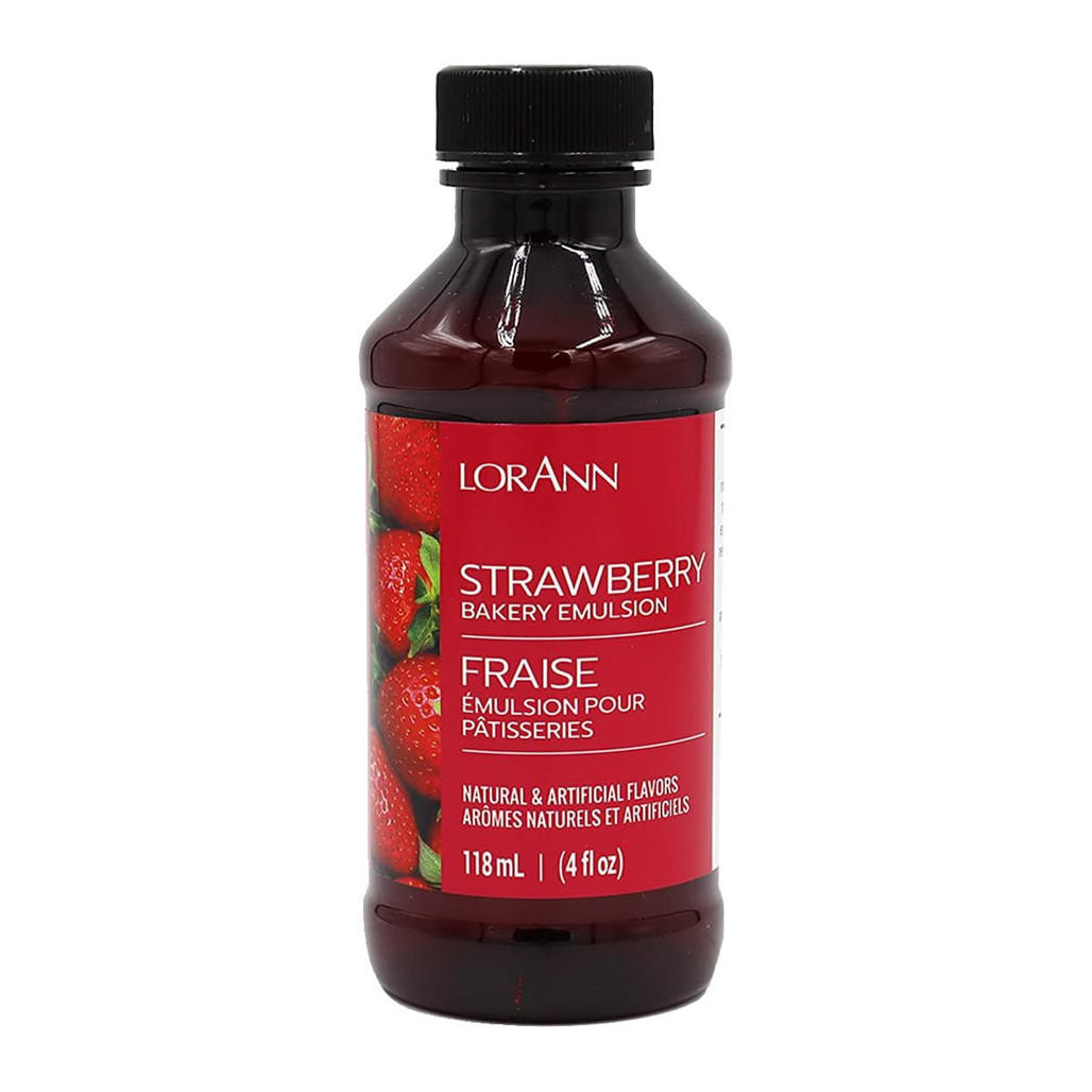 Bakery Emulsion - Strawberry, 4oz - The Gourmet Warehouse