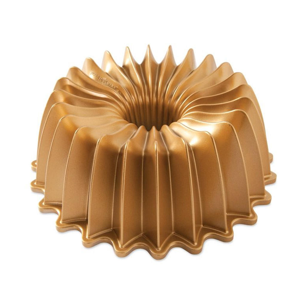 Brilliance Bundt Pan - Gold, 10 Cup - The Gourmet Warehouse