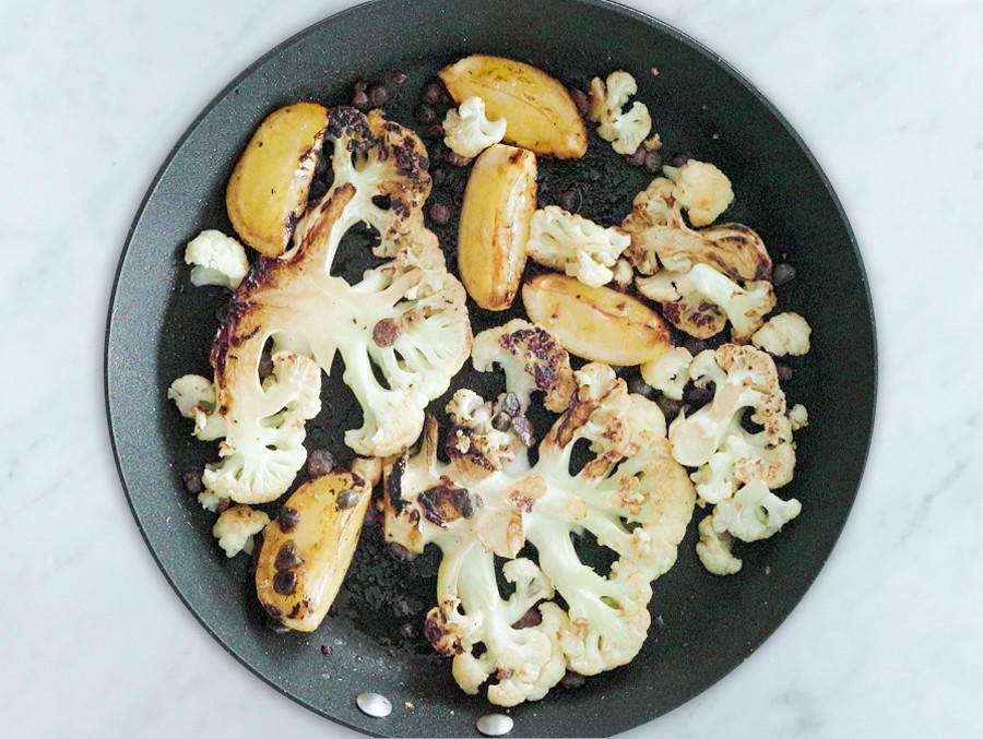 Cauliflower Steaks with Capers & Caramelized Lemon The Gourmet Warehouse