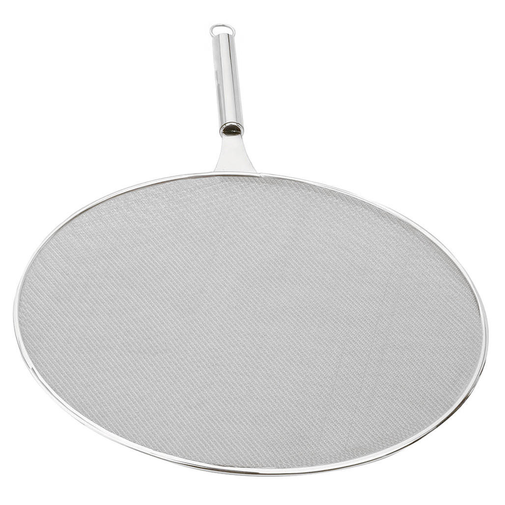 Splatter Mesh Screen - Stainless Steel, 15-in - The Gourmet Warehouse