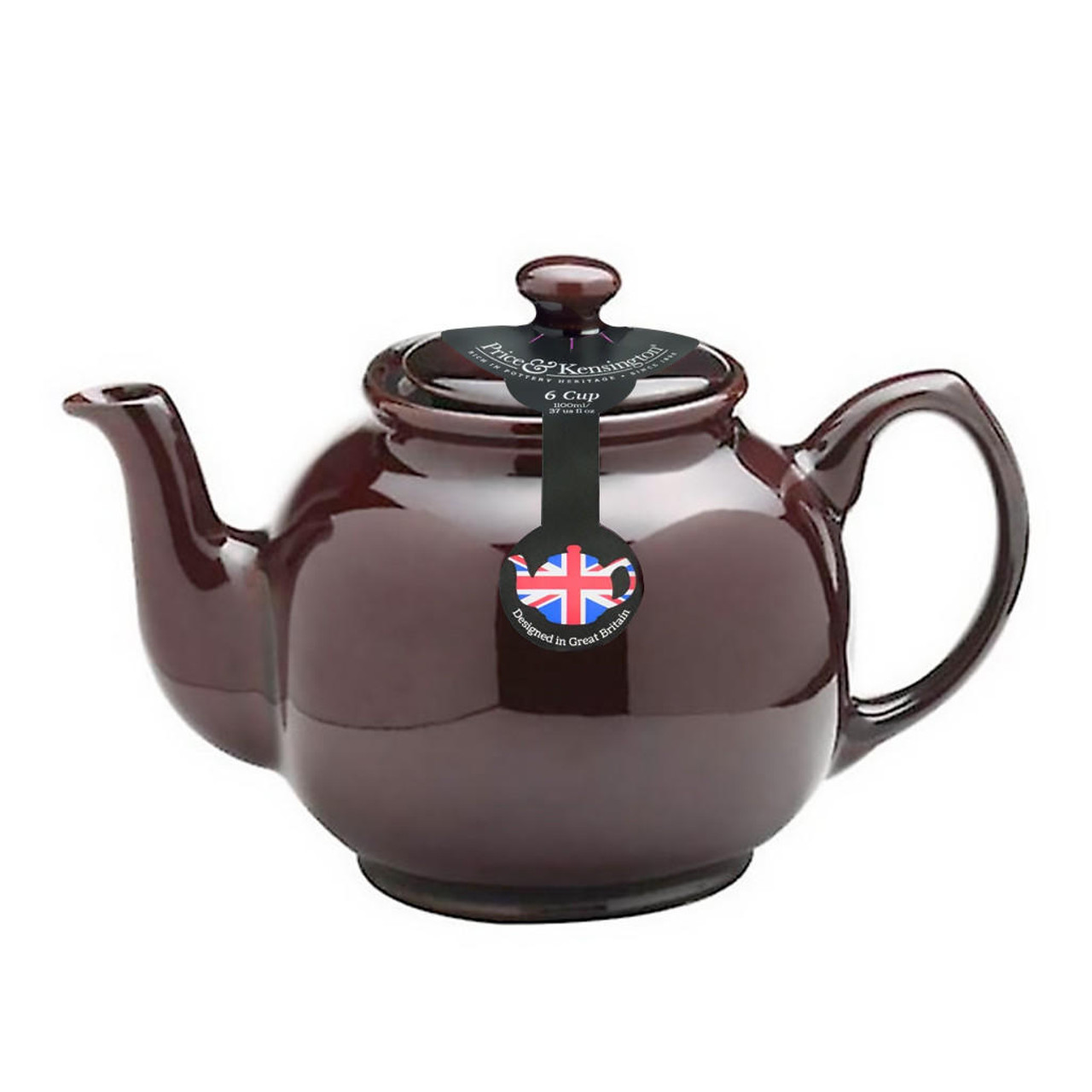 Rockingham Brown Teapot, 10 Cup - The Gourmet Warehouse