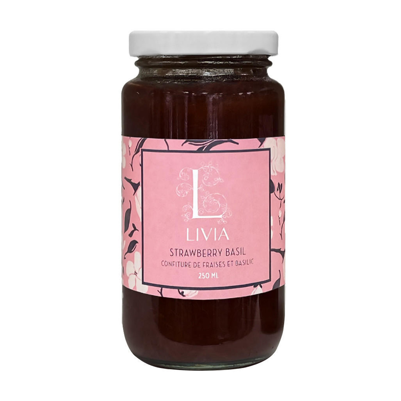 LIVIA Strawberry Basil Jam 250ml