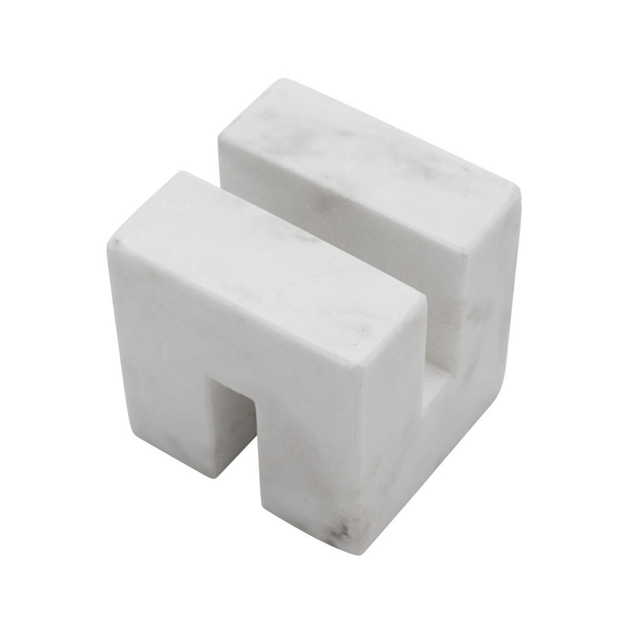 Square White Marble Cookbook Stand, 3.5in The Gourmet Warehouse