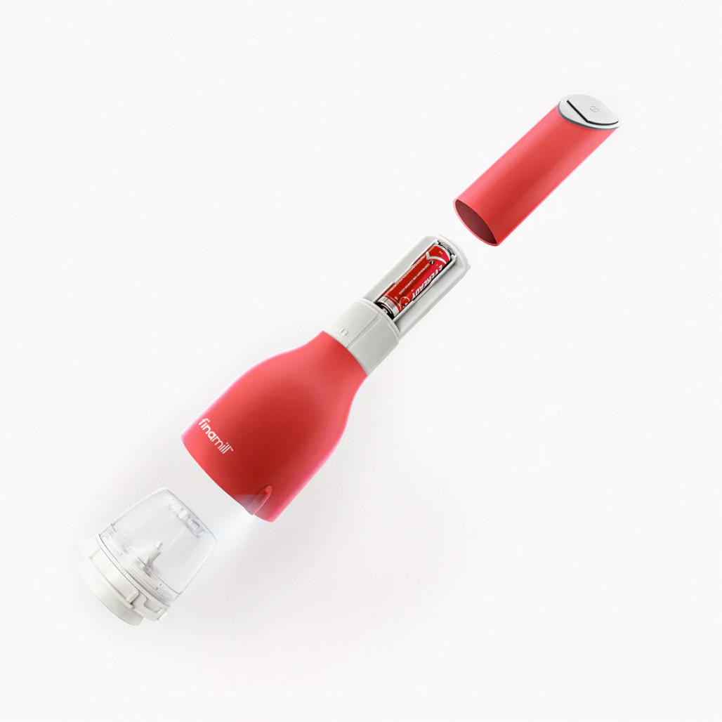 FinaMill Electric Spice Grinder Starter Pack, Midnight Black The