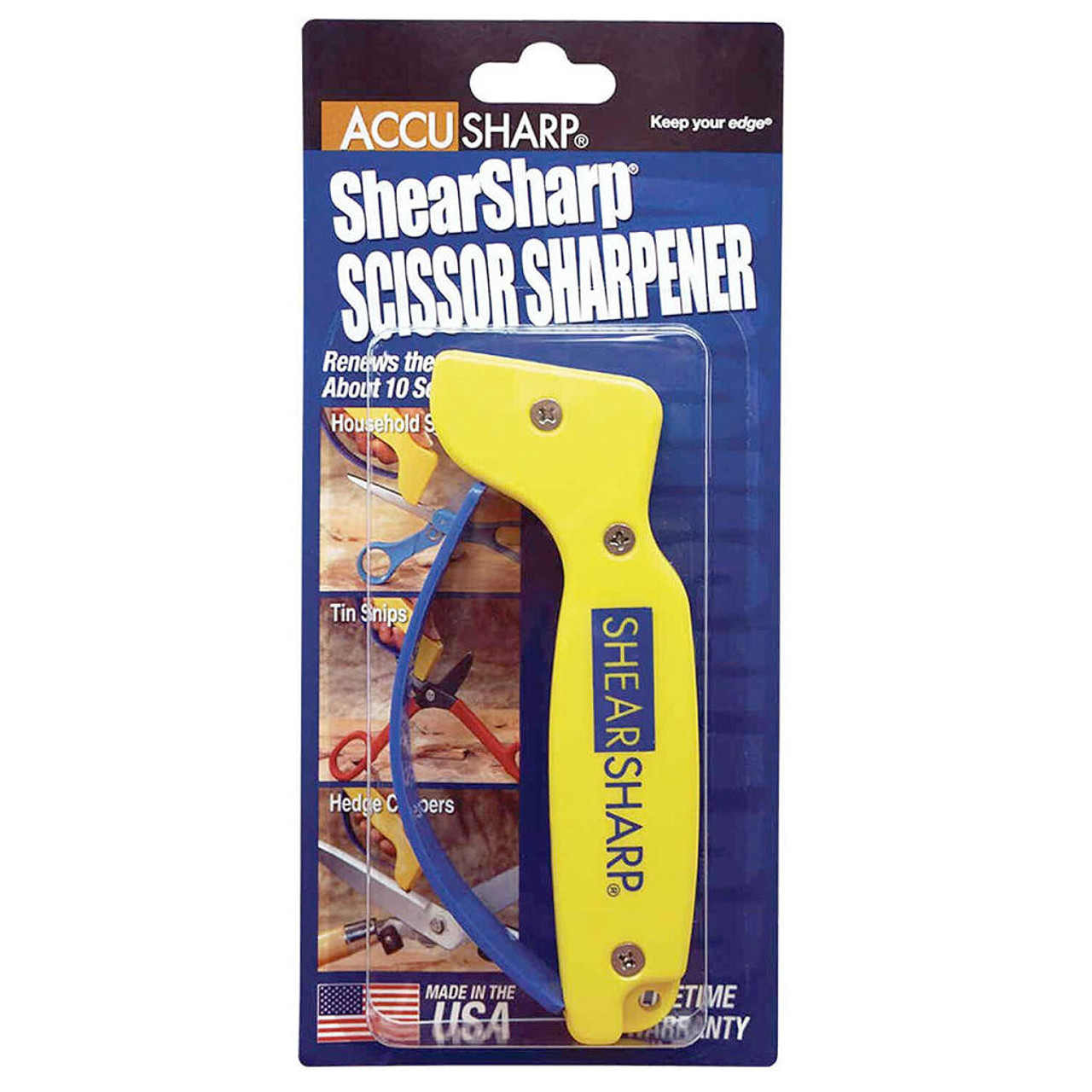 ShearSharp Scissor Sharpener, Yellow The Gourmet Warehouse