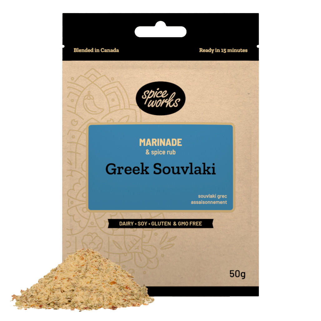 Greek Souvlaki Marinade & Spice Rub, 50g The Gourmet Warehouse