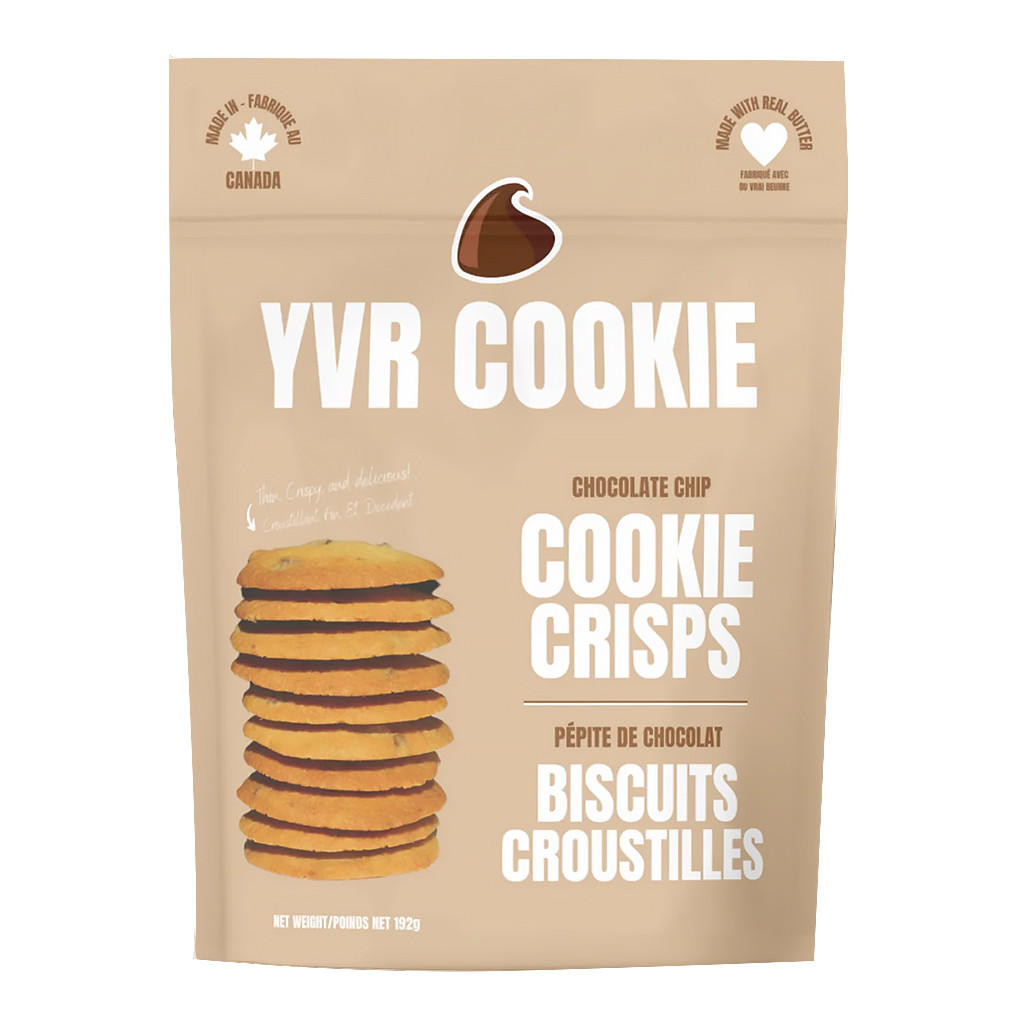 Cookie Crisps - Chocolate Chips Biscuits, 192g - The Gourmet Warehouse