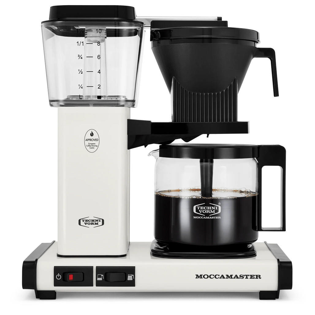 KBGV Select 10 Cup Coffee Maker - Glass Carafe, Off-White - The