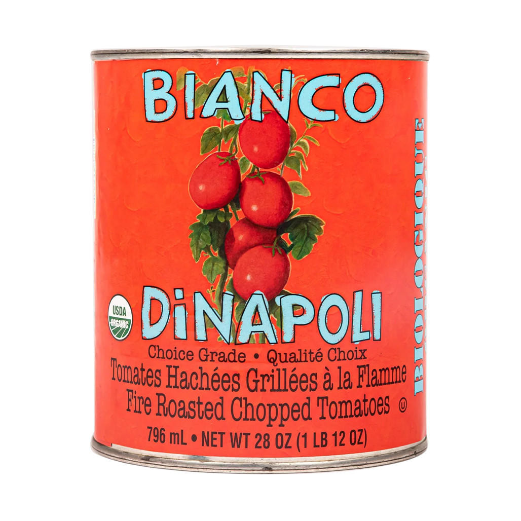 DiNAPOLI - Fire Roasted Chopped Tomatoes - Organic, 28oz - The