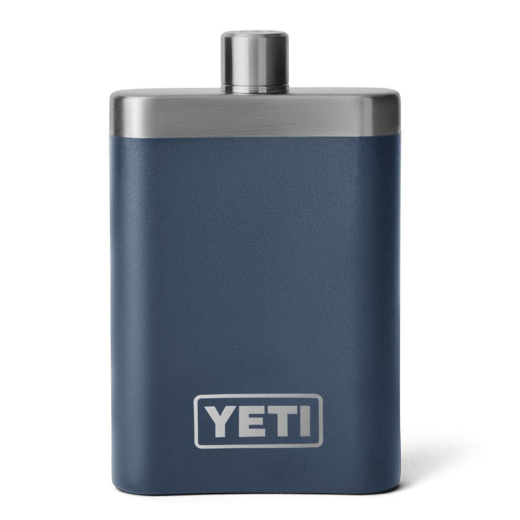 Yeti Flask 207 ml + Funnel, Navy - The Gourmet Warehouse