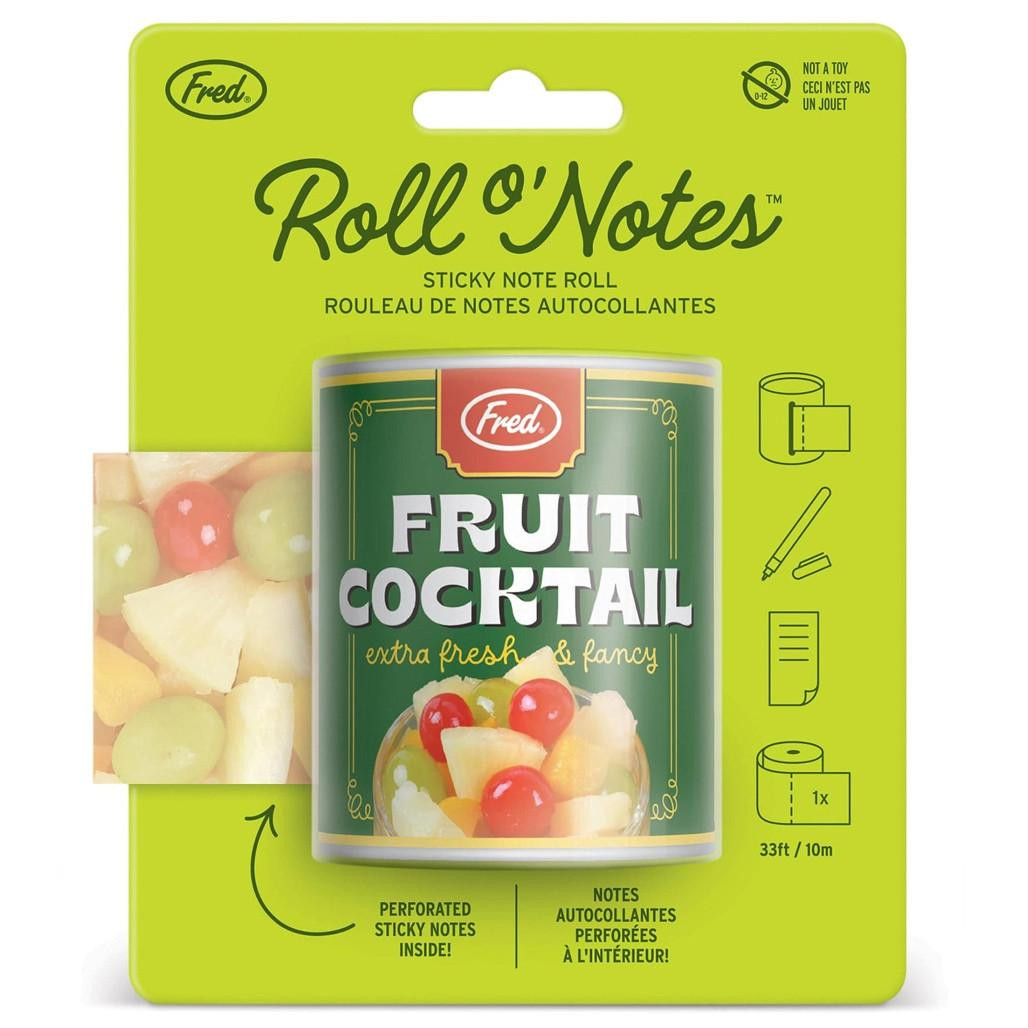 Fred Roll O' Notes - Sticky Note Roll, Fruit Cocktail - The Gourmet ...
