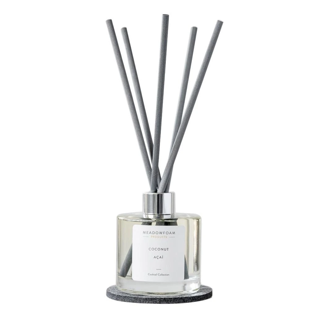 Round Reed Diffuser - Coconut Acai, 200ml - The Gourmet Warehouse