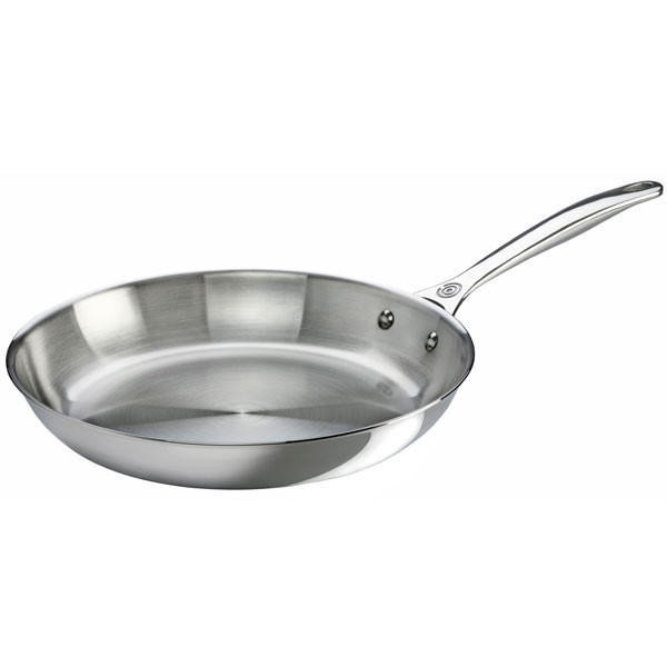 Frypan - Tri-Ply Stainless, 12-in - The Gourmet Warehouse