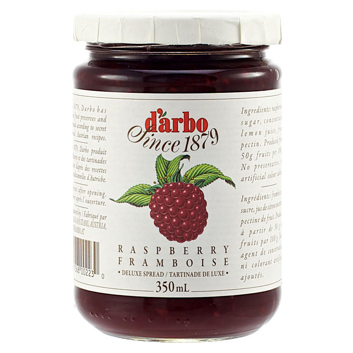 Raspberry Spread, 350ml - The Gourmet Warehouse