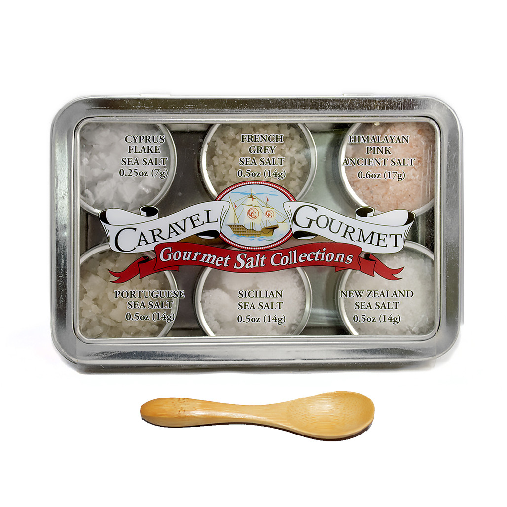 Natural Sea Salt Gourmet Sampler Tin 76g The Gourmet Warehouse