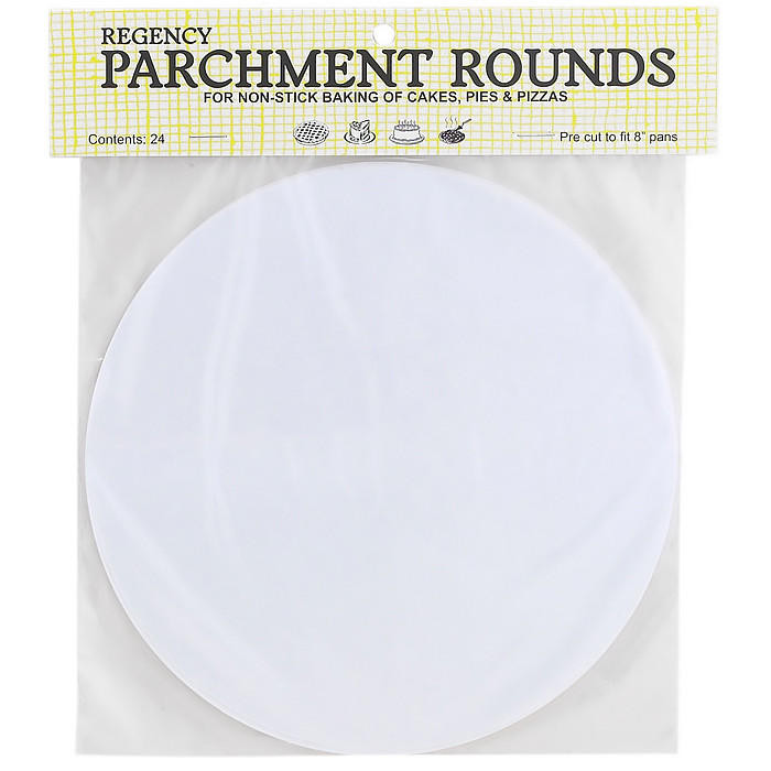 Parchment Paper Round 8-in, 24 Pack The Gourmet Warehouse