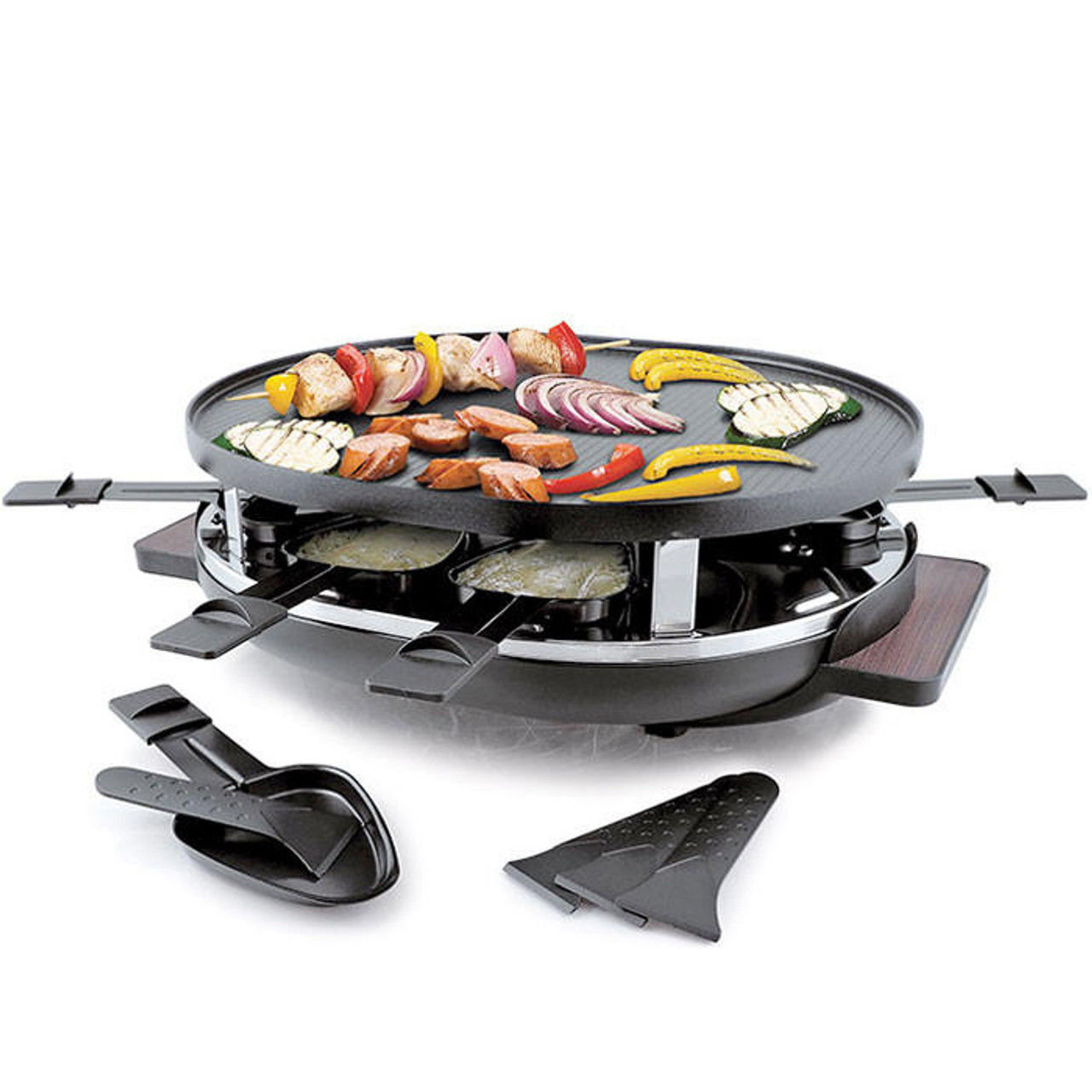 Matterhorn Raclette Party Grill - Black, 8-Person - The