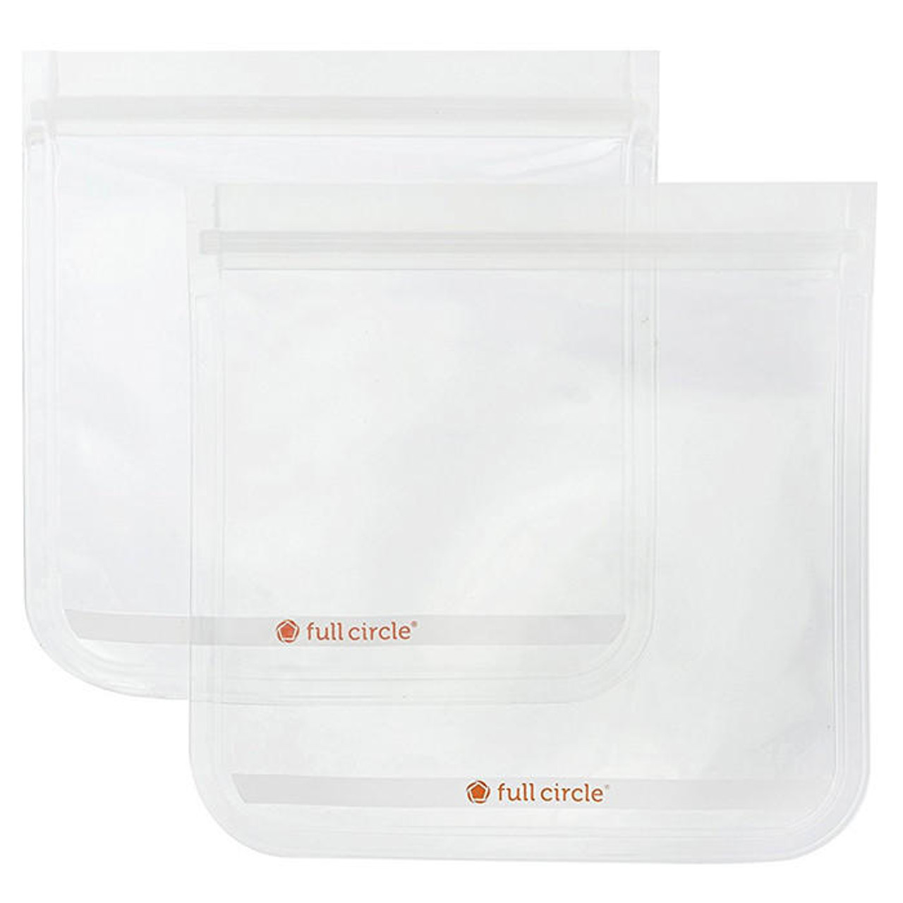 Full Circle Clear Large Reusable Ziptuck Storage Bag