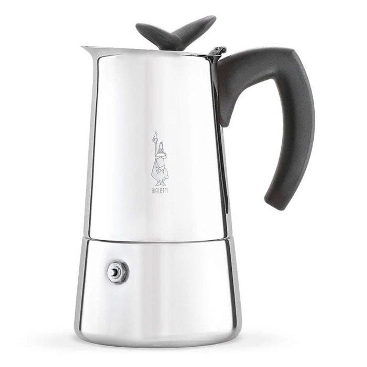 Musa Stovetop Coffee Maker - Stainless Steel, 4 Cup - The Gourmet