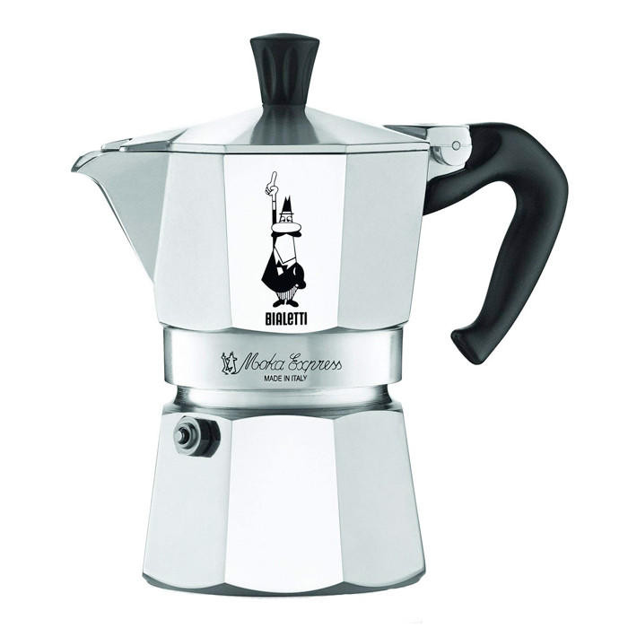 Moka Express Stovetop Coffee Maker, 3 Cup - The Gourmet Warehouse